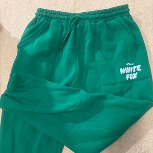 White Fox Boutique Cuffed Sweatpants